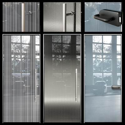 现代玻璃门 厨房门 印花玻璃